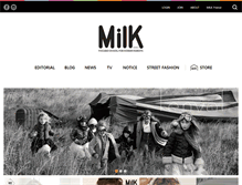 Tablet Screenshot of milkorea.com